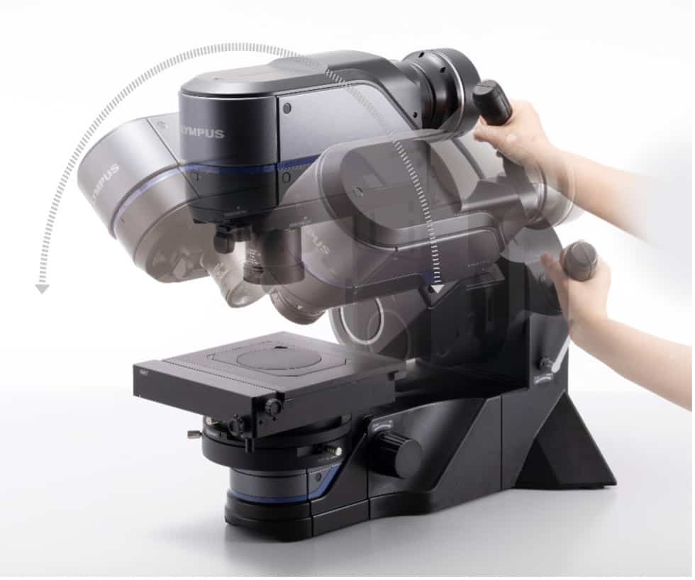 mikroskop tilt/vippe funktion