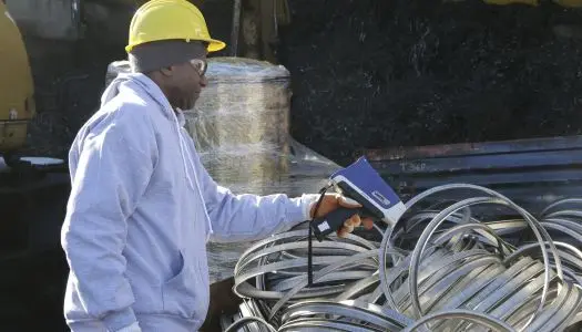 xrf til skrot sortering